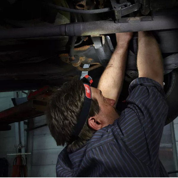 Alkaline slim headlamp